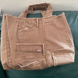 Mother jeans tote - handmade by my mother 💕
